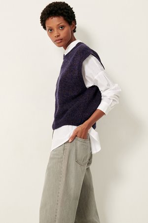 Sessun fabinino sweater ink blue side
