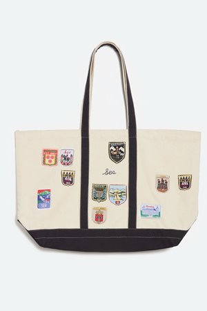 Sea NY davis patchwork tote