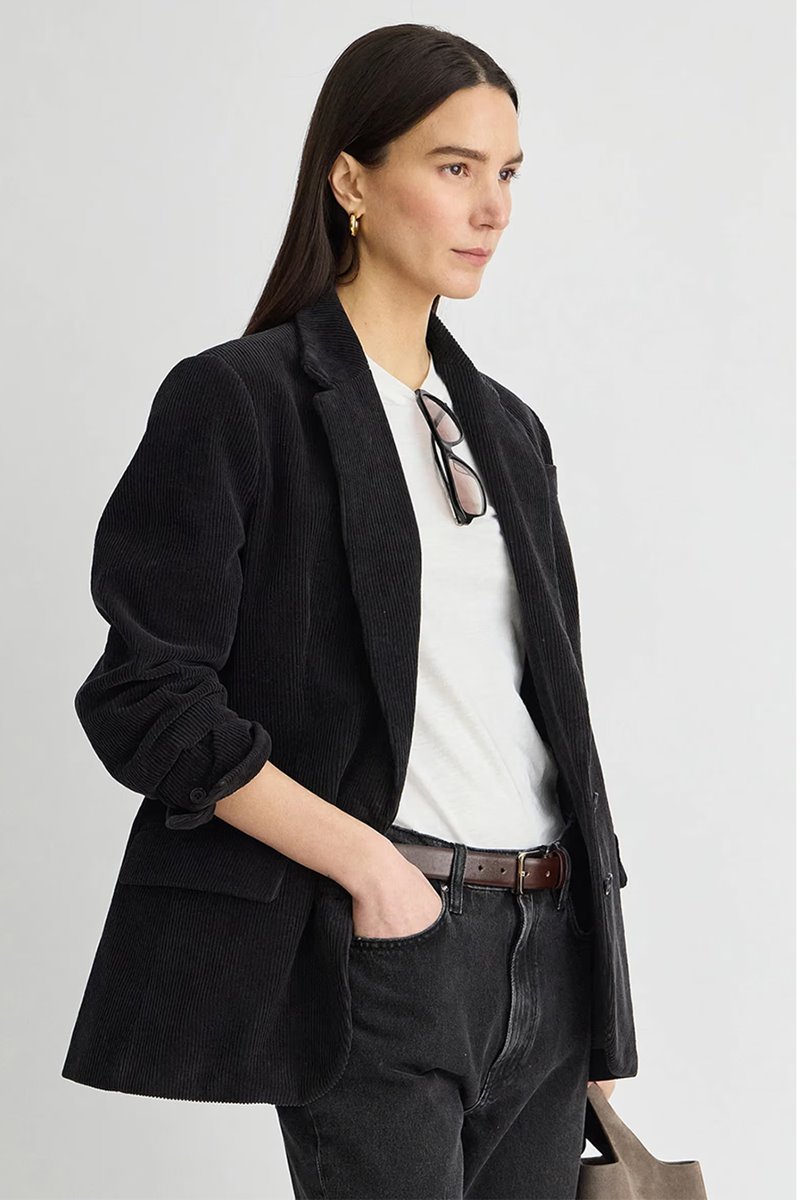 Apiece Apart beloved elsa blazer black side
