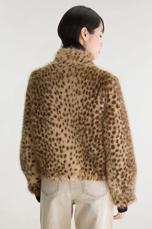 Bellerose enjoy jacket leopard side