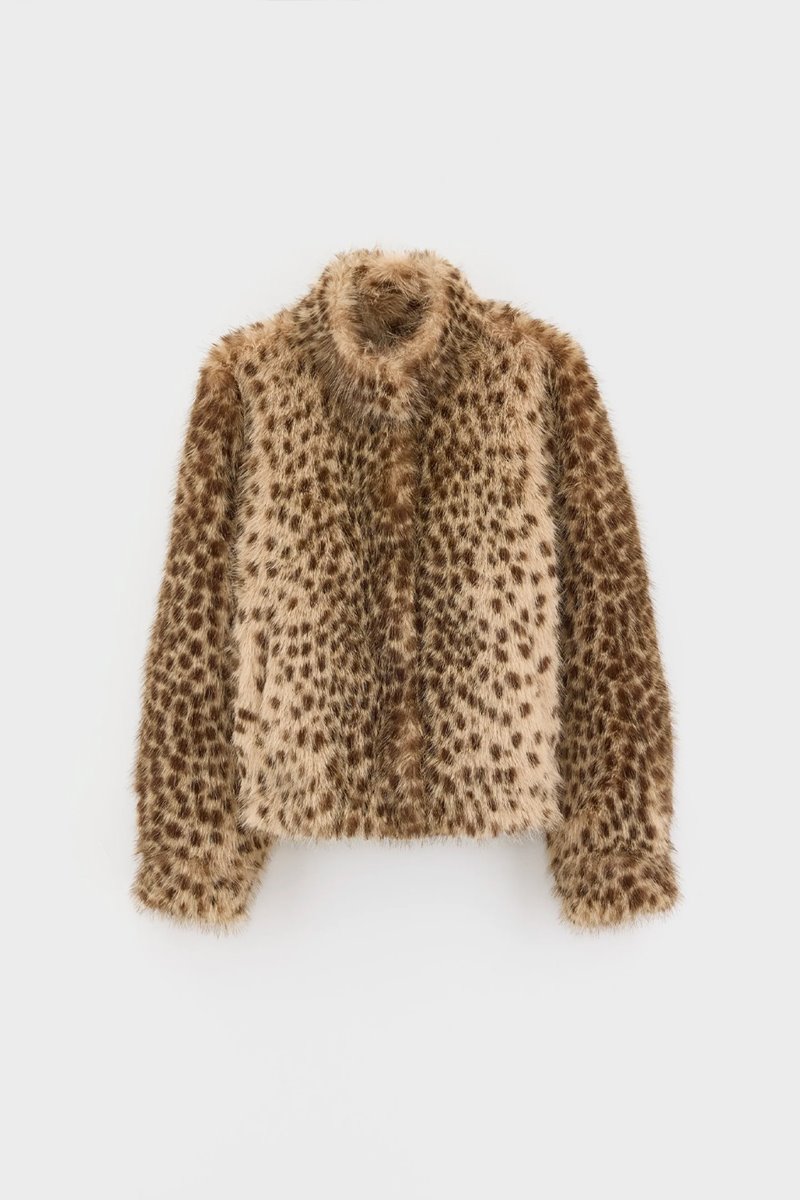 Bellerose enjoy jacket leopard detail