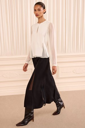 Ulla Johnson lucette blouse pearl ivory side