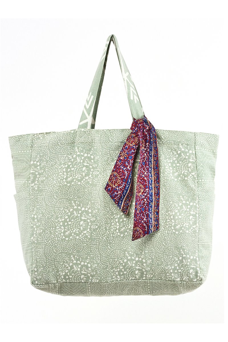 M.A.B.E mari tote bag - green