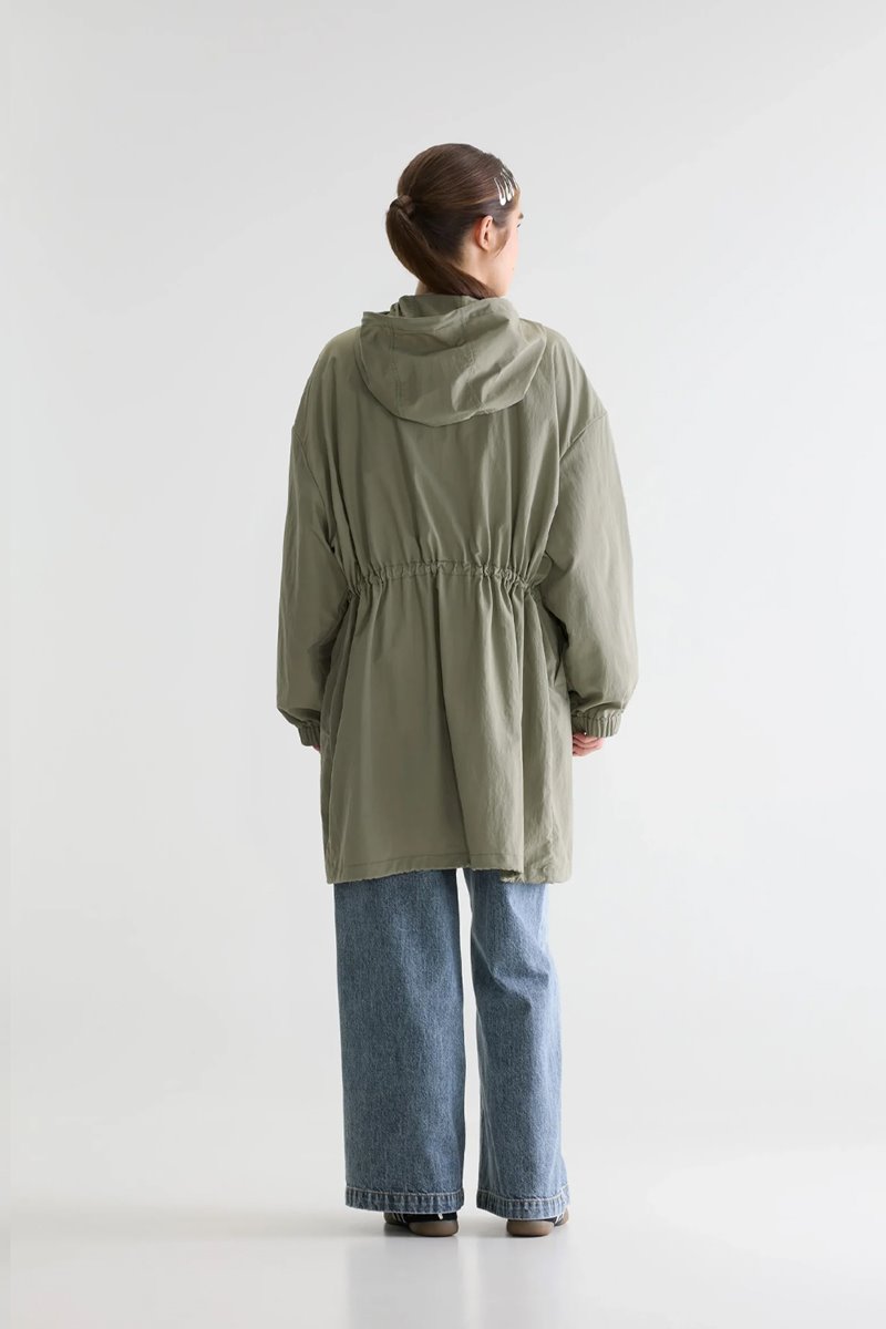 Bellerose henny jacket eucalyptus back