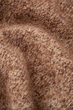 Soft Goat marled relaxed fit crew neck  detail