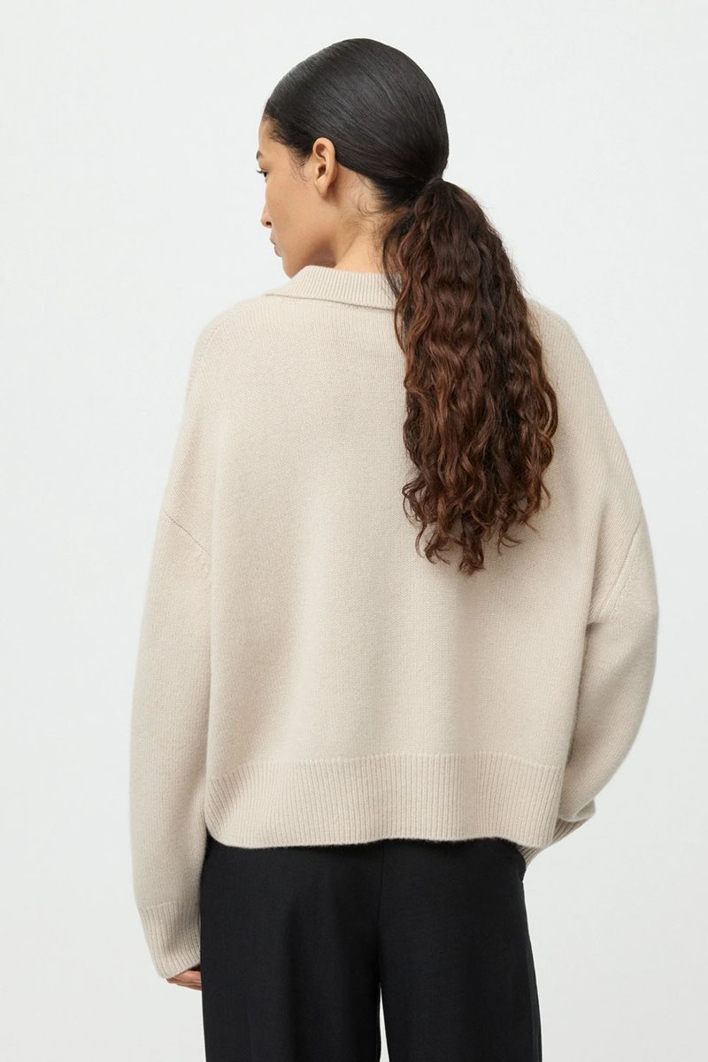 Soft Goat relaxed fit polo shirt  side