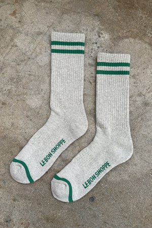 Le Bon Shoppe boyfriend sock light grey