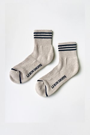Le Bon Shoppe girlfriend sock oatmeal