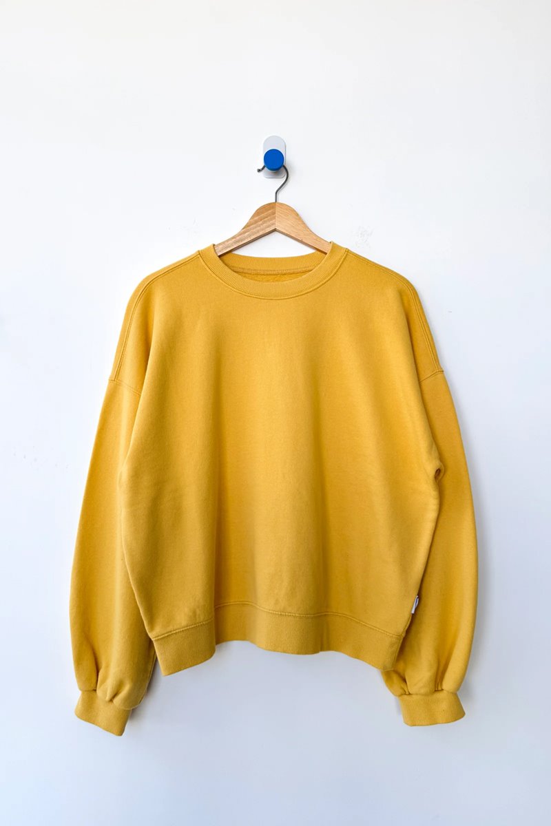 Le Bon Shoppe french terry sweatshirt  deep yellow side