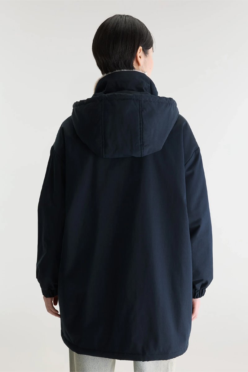 Bellerose jade parka navy side