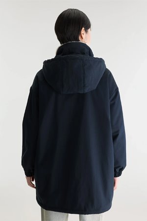 Bellerose jade parka navy side