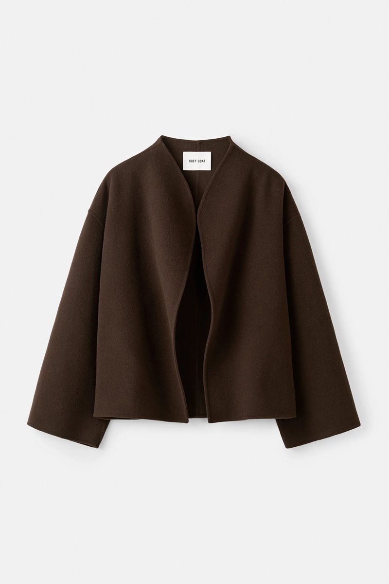 Soft Goat short jacket  side