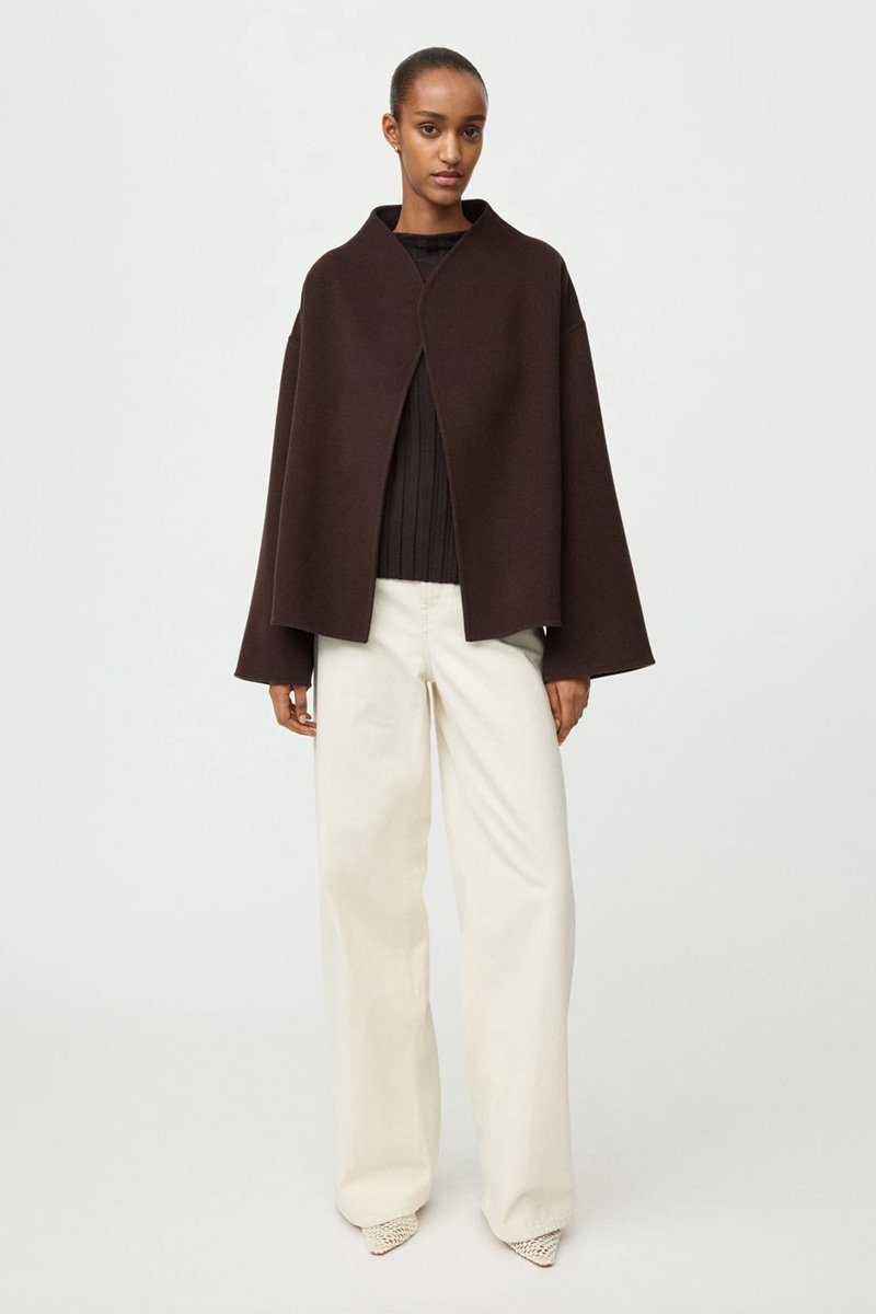 Soft Goat short jacket  detail