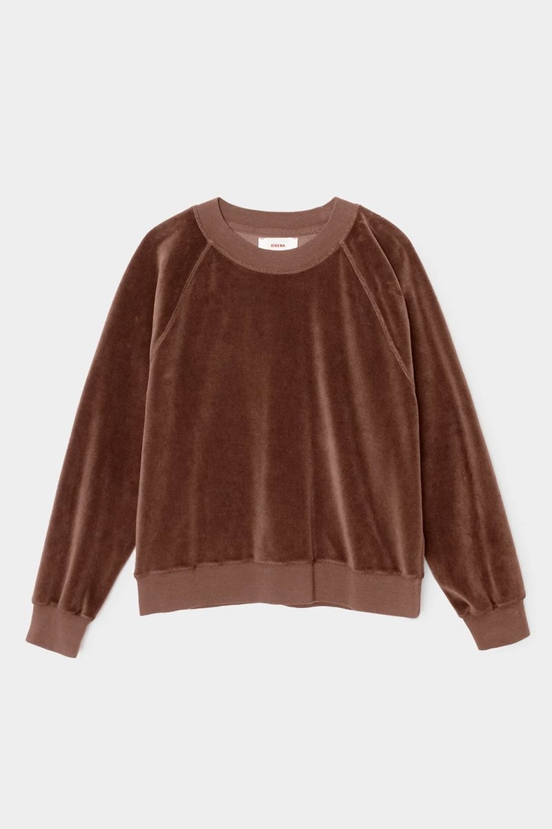 Xirena  pierre sweatshirt mocha brown side