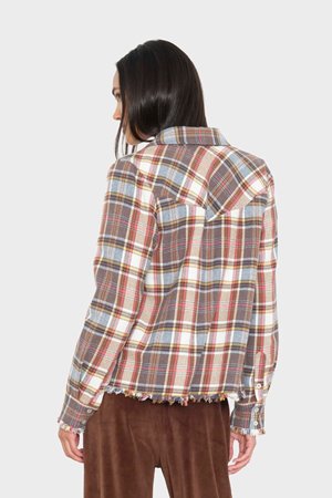 Xirena  eastwood shirt canyon brown back