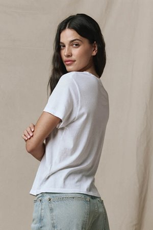 The Great the little tee true white back