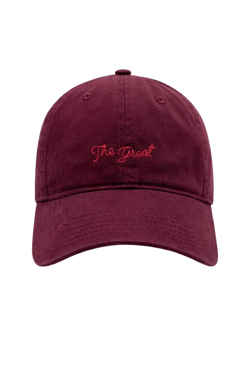 The Great the baseball hat maroon