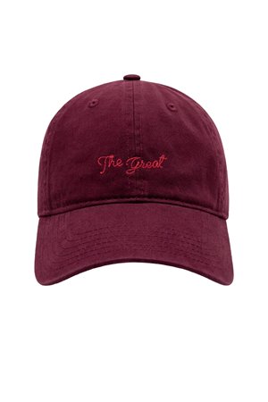 The Great the baseball hat maroon