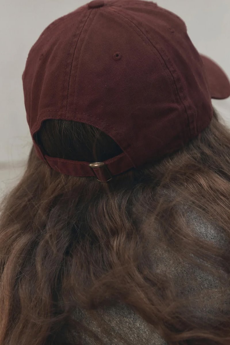 The Great the baseball hat maroon side