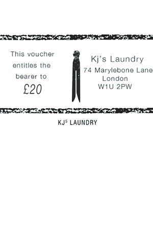 Kj's Laundry kj's laundry gift card £20  