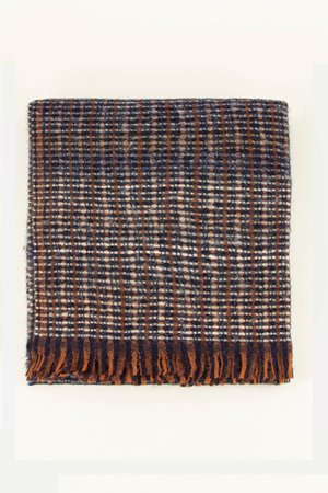 Sessun pio niu scarf blue denim