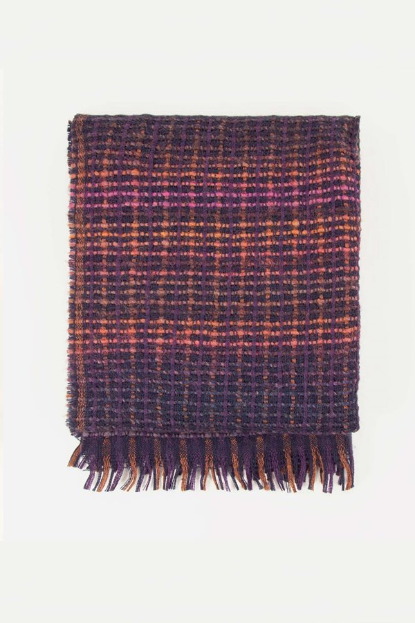 Sessun Pio Niu Scarf Ruby Blue