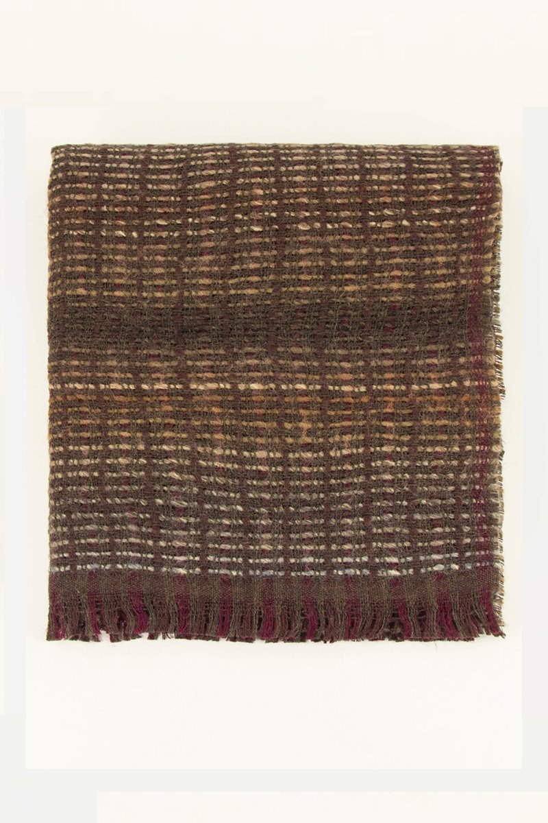 Sessun pio niu scarf kaki