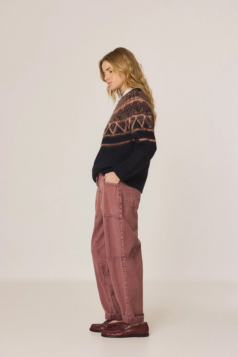 Indi & Cold  jacquard knit back