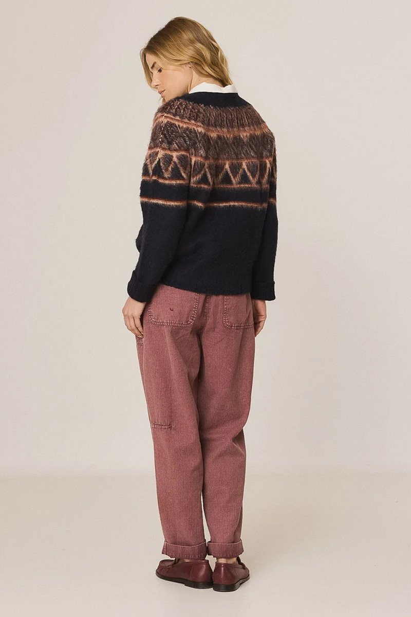 Indi & Cold  jacquard knit side