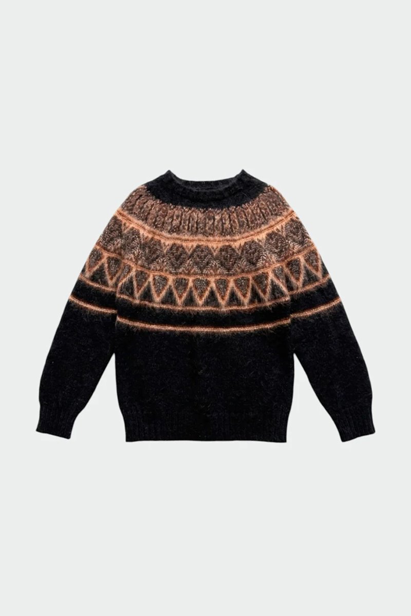 Indi & Cold  jacquard knit detail