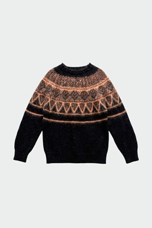 Indi & Cold  jacquard knit detail