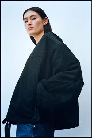 Rabens Saloner glod arched jacket black