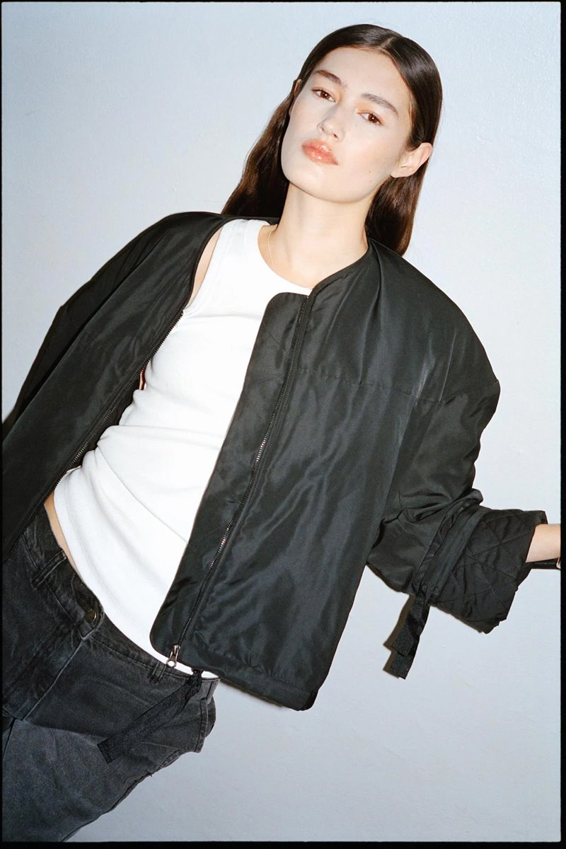 Rabens Saloner glod arched jacket black back