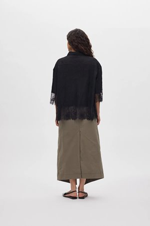 Rabens Saloner laced shirt black back
