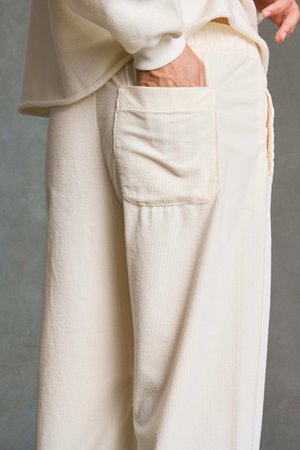 HOD Paris jimmy velvet cord cream detail