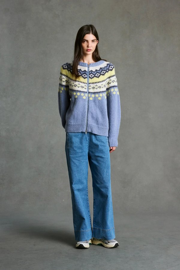 HOD Paris Garance Cardigan Sky