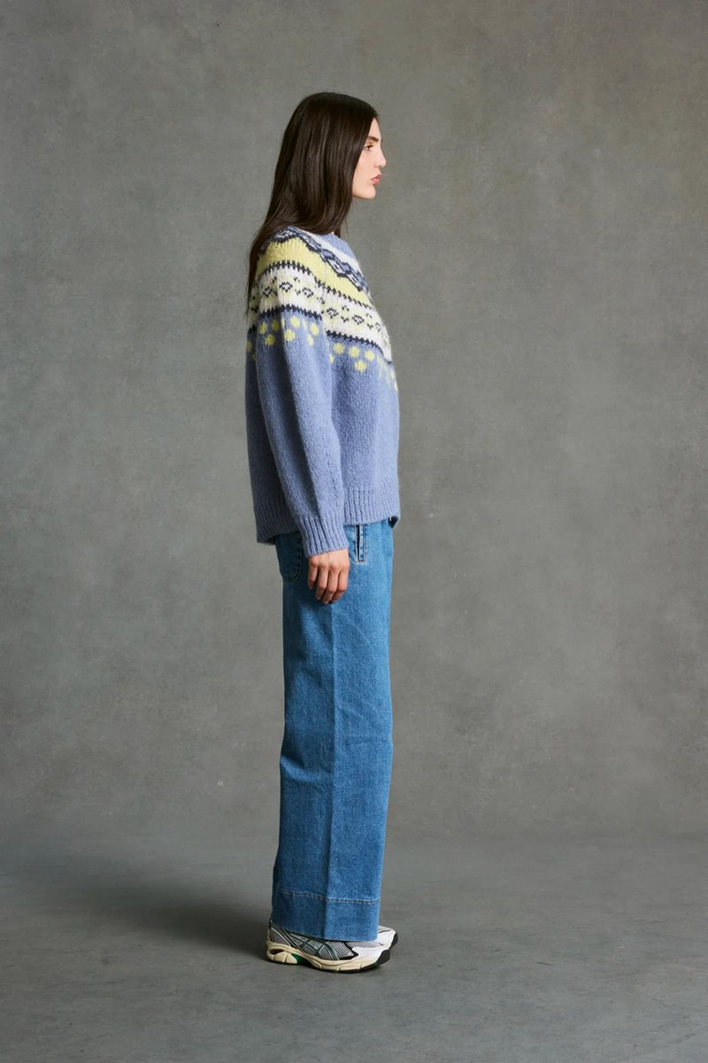 HOD Paris garance cardigan sky back