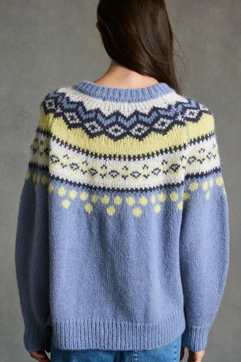 HOD Paris garance cardigan sky side