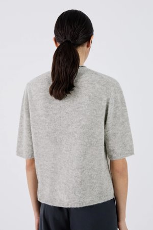 Masscob simon knit light grey back