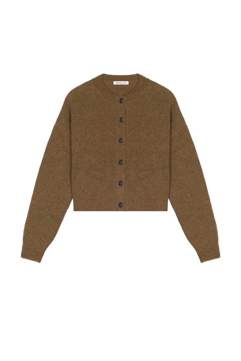 Masscob anais cardigan olive side