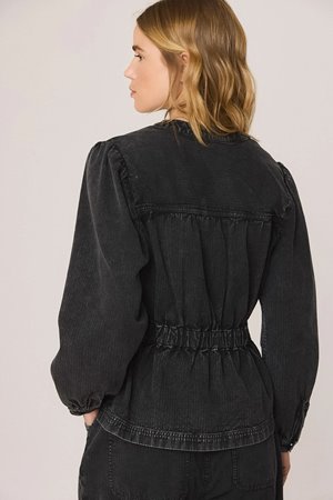 Indi & Cold  washed cotton jacket detail
