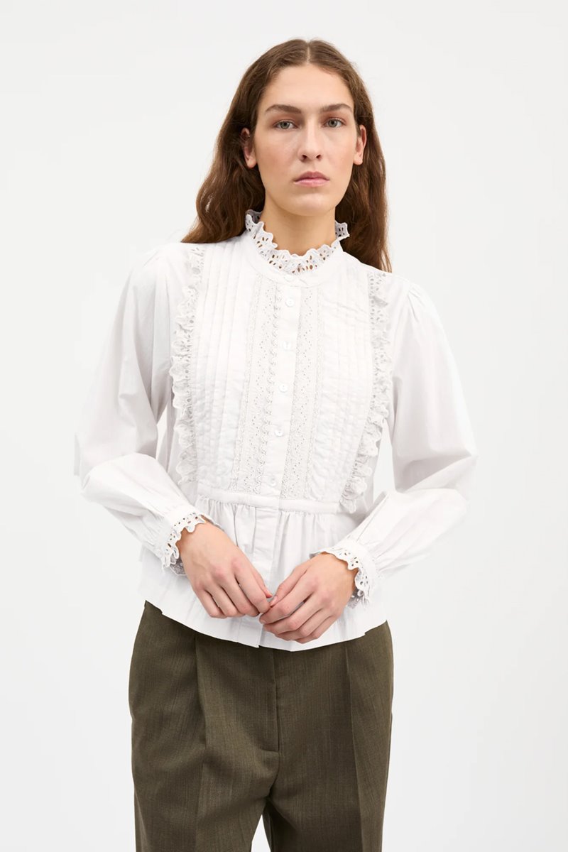Skall Studio lesley shirt white
