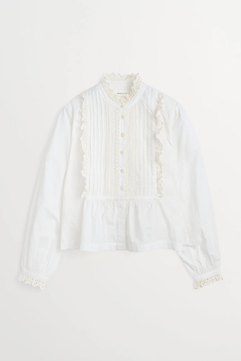 Skall Studio lesley shirt white side