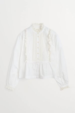 Skall Studio lesley shirt white side