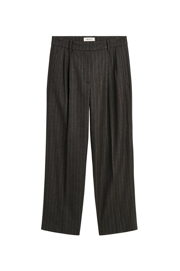 Skall Studio Harry Trouser Brown / Black Stripe
