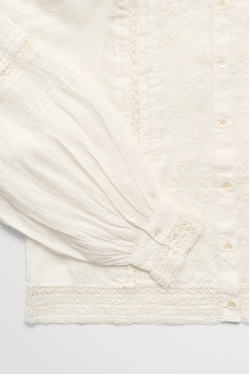 Skall Studio velina blouse white back
