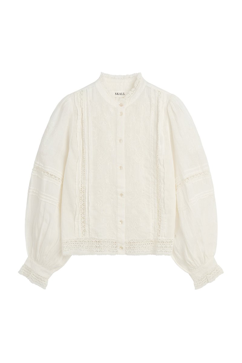 Skall Studio velina blouse white detail
