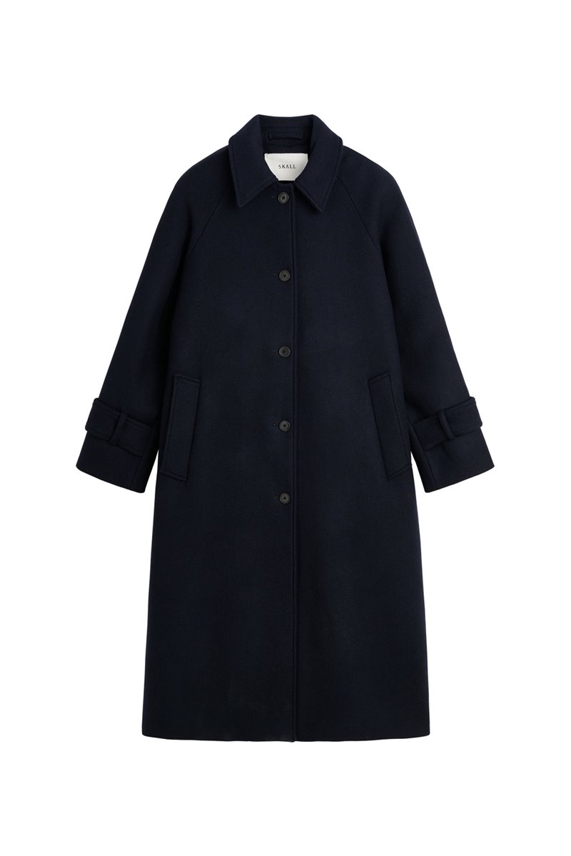 Skall Studio macy coat navy back
