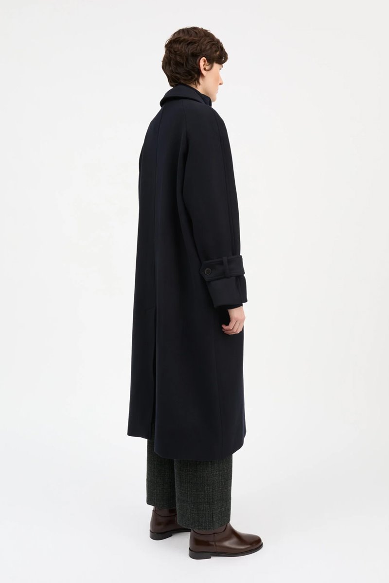 Skall Studio macy coat navy side