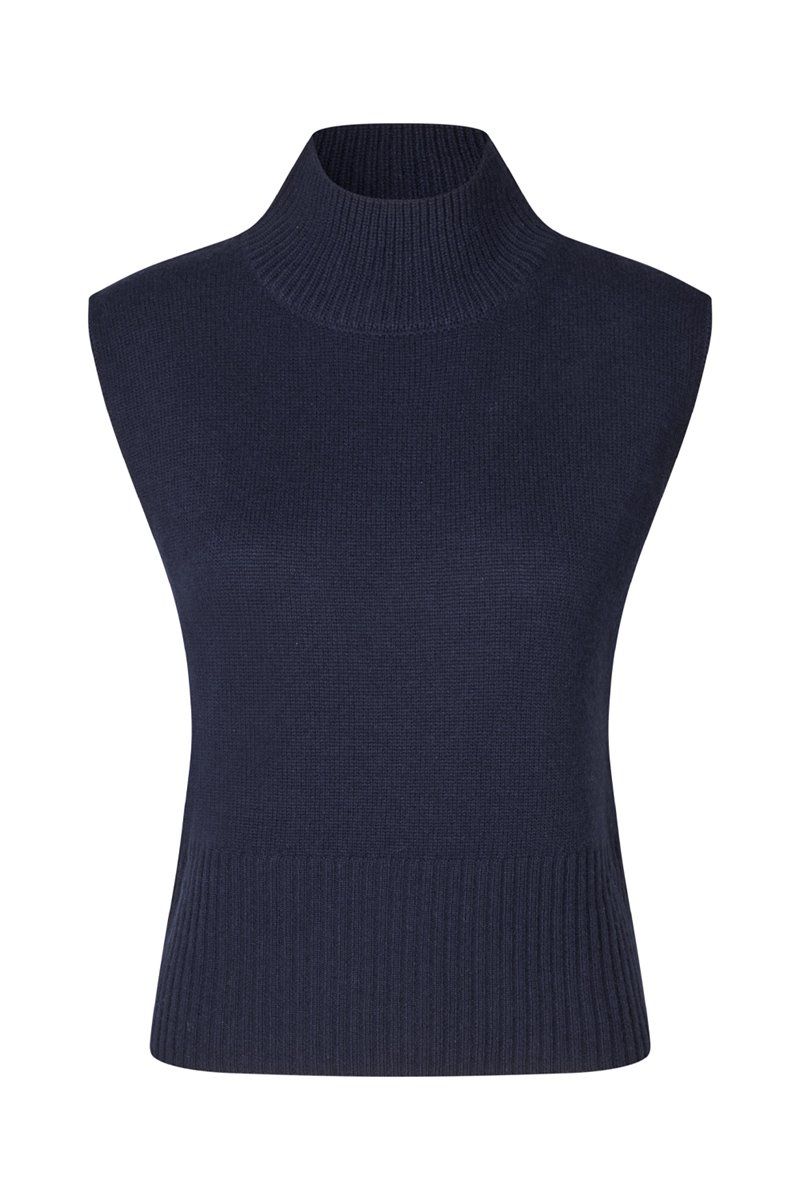 Second Female longo t neck vest night sky